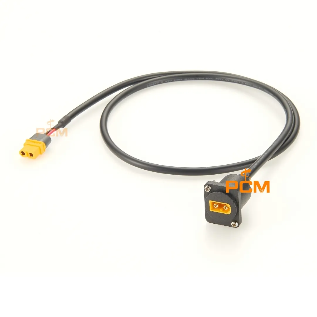 XT60 Panel Mount Connector High Current Power Cable