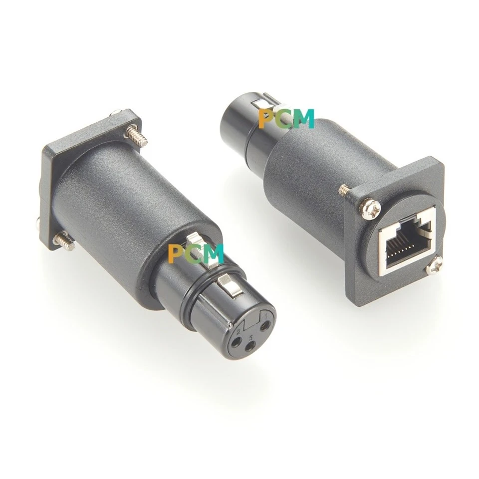 Panel Mount XLR To RJ45 DMX Adapter suppliers