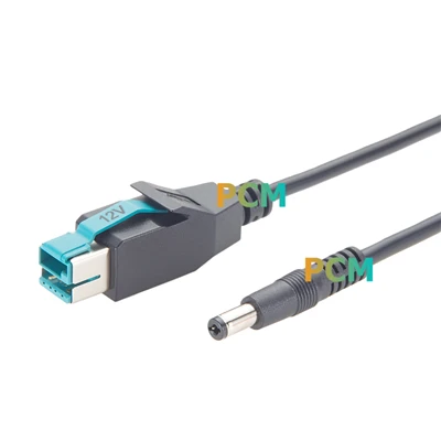 POS সিস্টেমের জন্য চালিত USB 12V থেকে DC কেবল